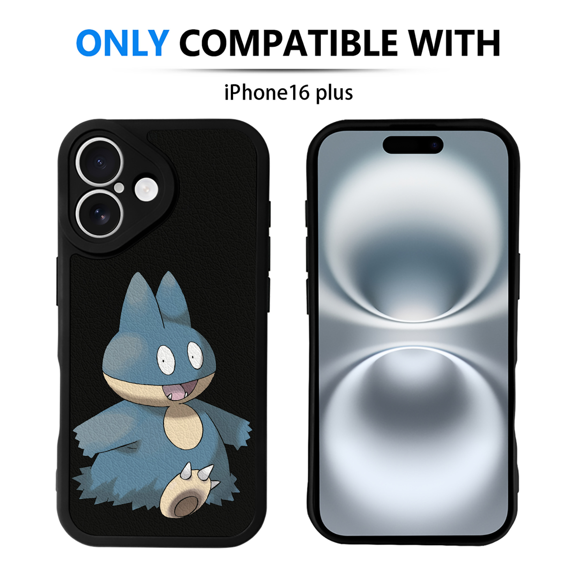 （画像用） ポケットモンスター Pokémon 【iPhone 16シリーズ対応】シリコンスマホケース（レザー調） 材質：シリコン